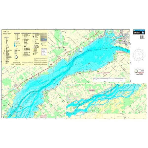 Paper chart : Lake Saint Francis
