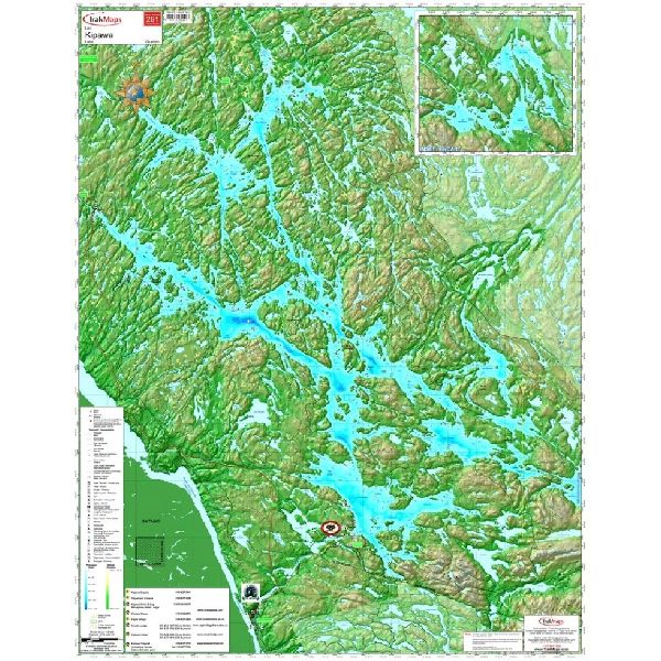 Paper chart : Kipawa Lake