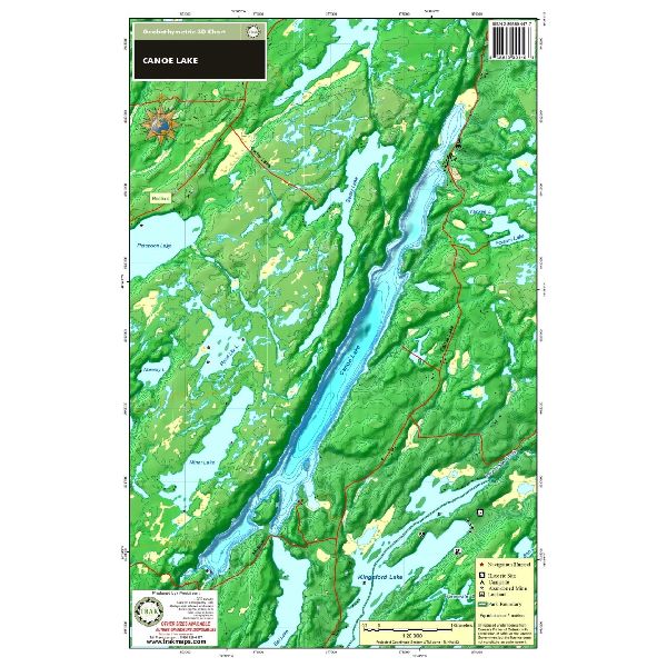 Paper chart : Canoe Lake