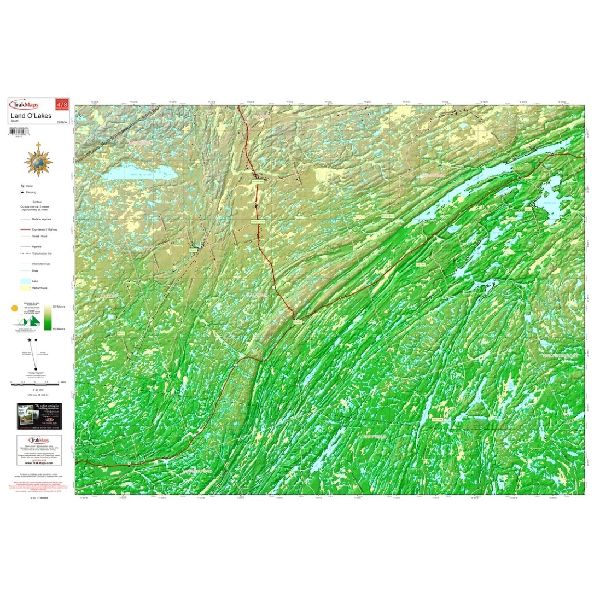 Paper chart : Land O'Lakes South