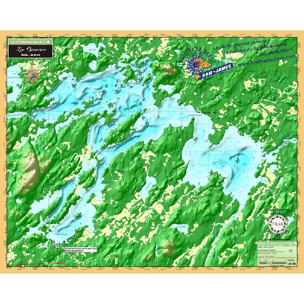 Carte Papier : Lac Opémisca