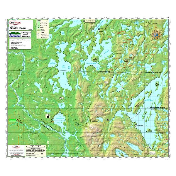 Carte Papier : Secteur de la Goutte d'eau