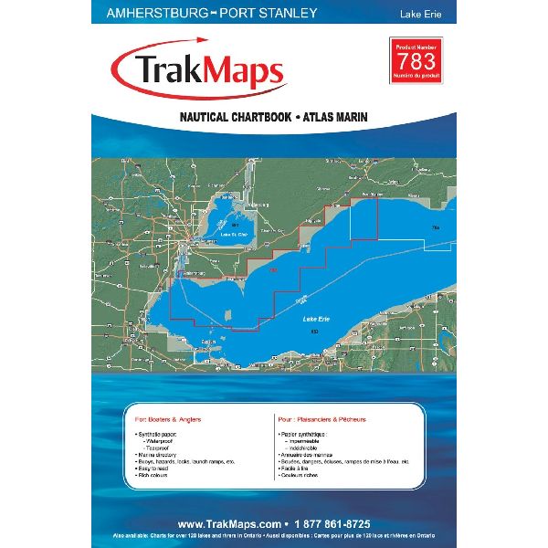 Atlas Papier : Lake Érié: Amherstburg - Port Stanley