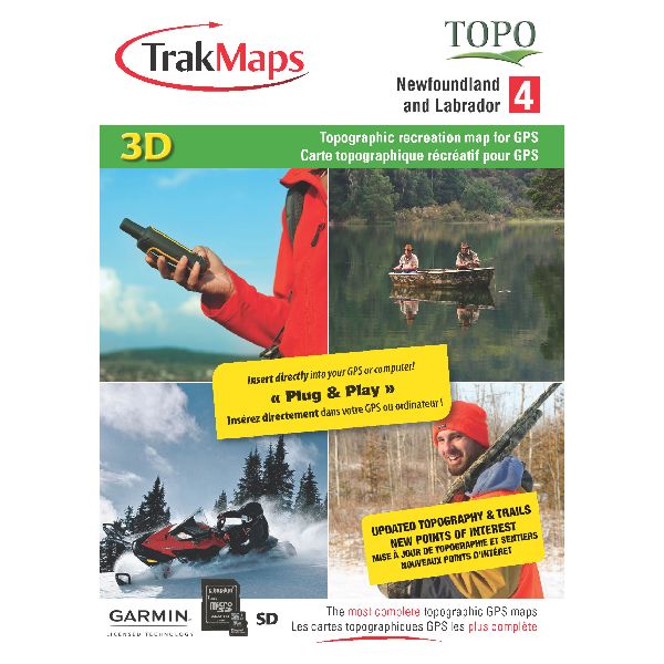 Topo Newfoundland - SD/MicroSD: Garmin