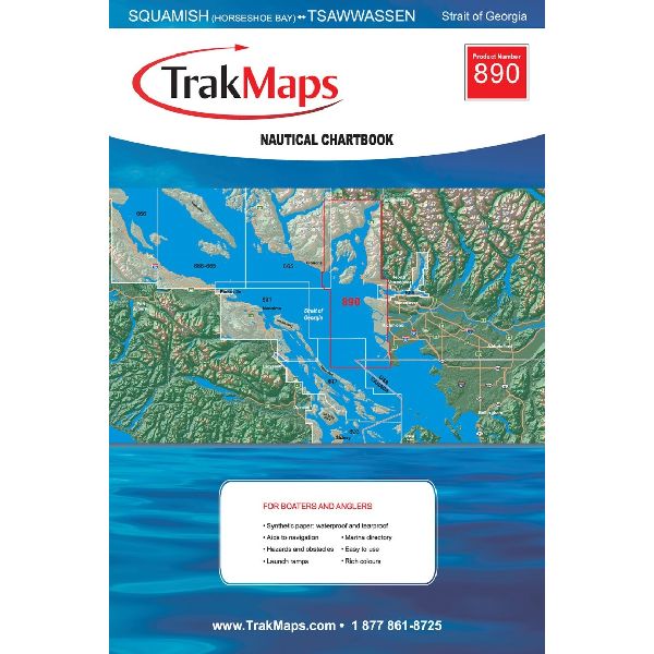 Paper Chartbook : BC Coast: Squamish (Horse Shoe Bay) - Tsawwassen